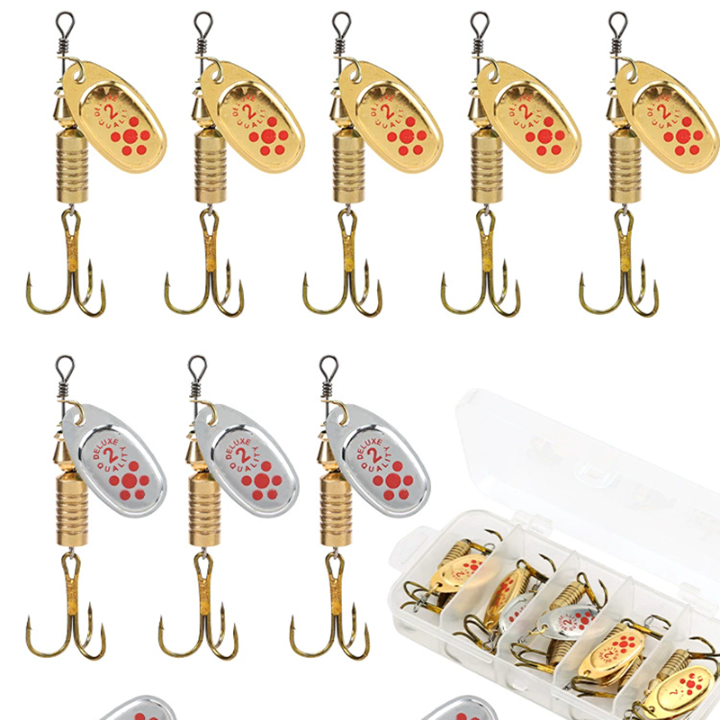 1PCS Metal Plating Spinner Bai - Fishing Lure Spinnerbait recension och pris