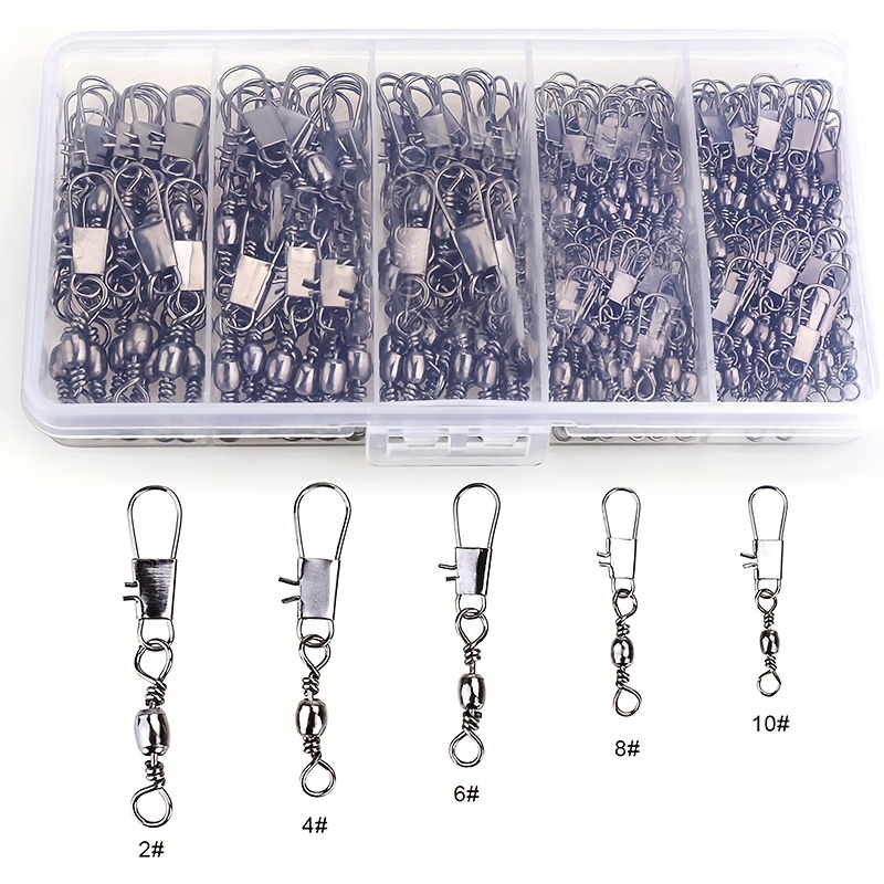 50/200pcs Barrel Snap Swivel F - Fishing Lure Accessories recension och pris